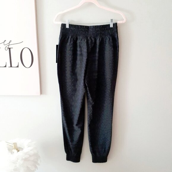 NWT 90 degree by Reflex black & grey animal print track pants, S or XL - Picture 8 of 15